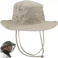 Textile Chapeau Avec Moustiquaire Trekmates Bush Hat Sable
