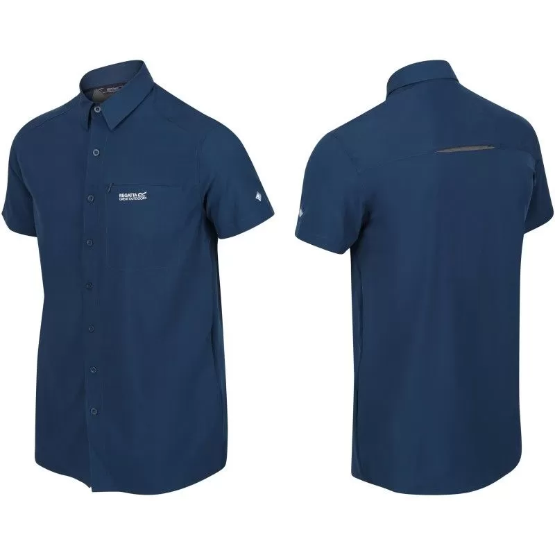 Textile Chemise Manches Courtes Regatta Kioga II Bleue – Image 4