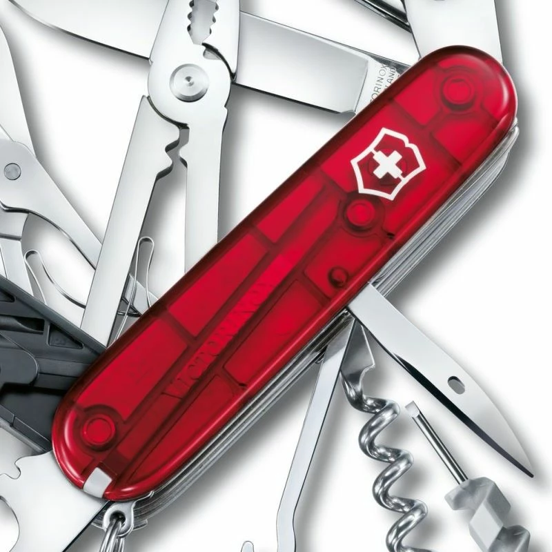 Couteau Suisse Victorinox Cybertool M Rouge Translucide – Image 2