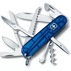 Couteau Suisse Victorinox Huntsman Bleu Translucide