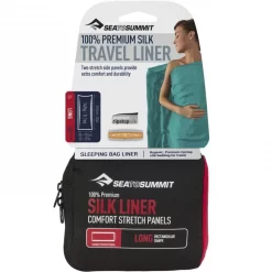 Sac Ă Viande Drap De Couchage Sea To Summit Soie Silk Stretch Long Droit
