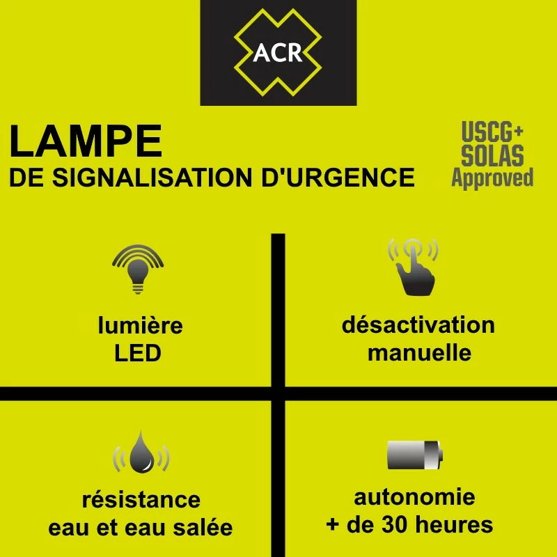 Furuno ACR Balise Et Feu De Détresse Lampe De Signalisation D’urgence LED ACR C-Light – Image 3