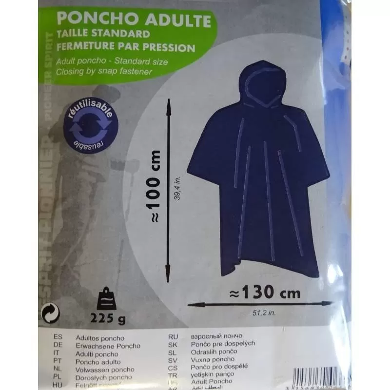 Textile Poncho CAO Adulte – Image 2