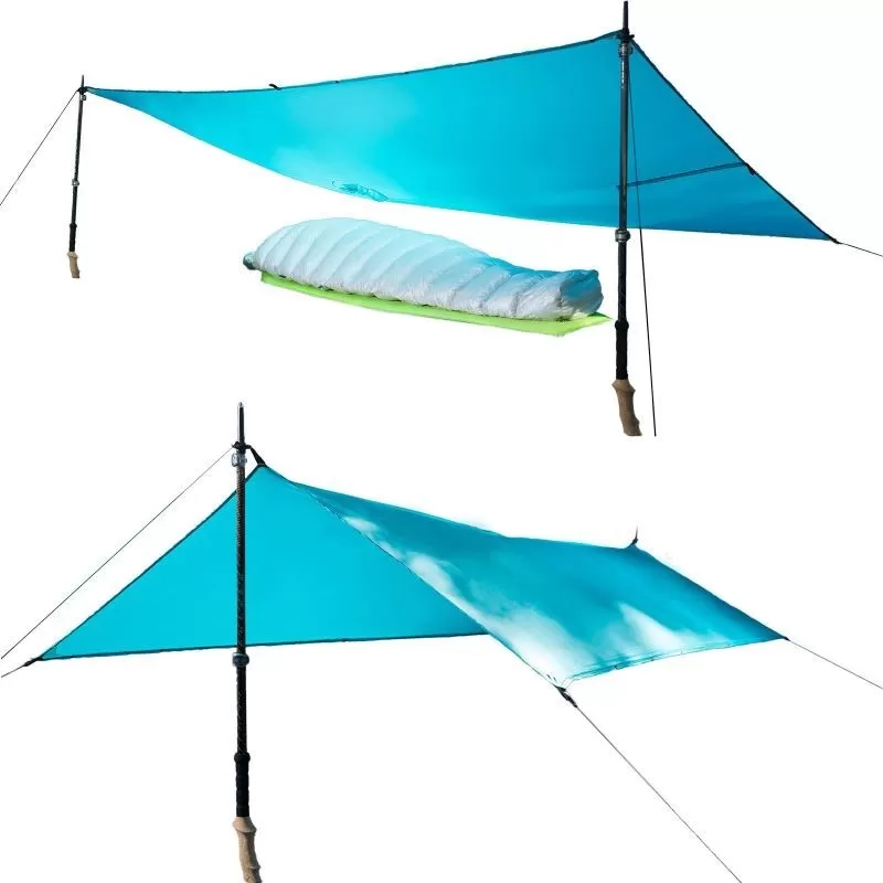 Textile Poncho Tarp Sea To Summit Ultra-Sil Nano Bleu – Image 3