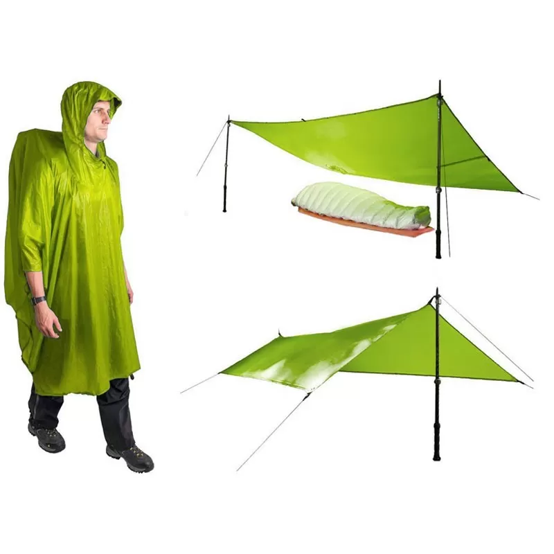 Textile Poncho Tarp Sea To Summit Ultra-Sil Nano Vert