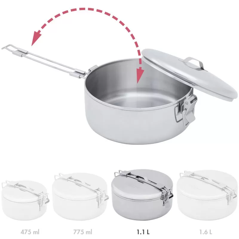 Popote Et Gamelle Popote Inox MSR Alpine Stowaway 1,1 L – Image 2
