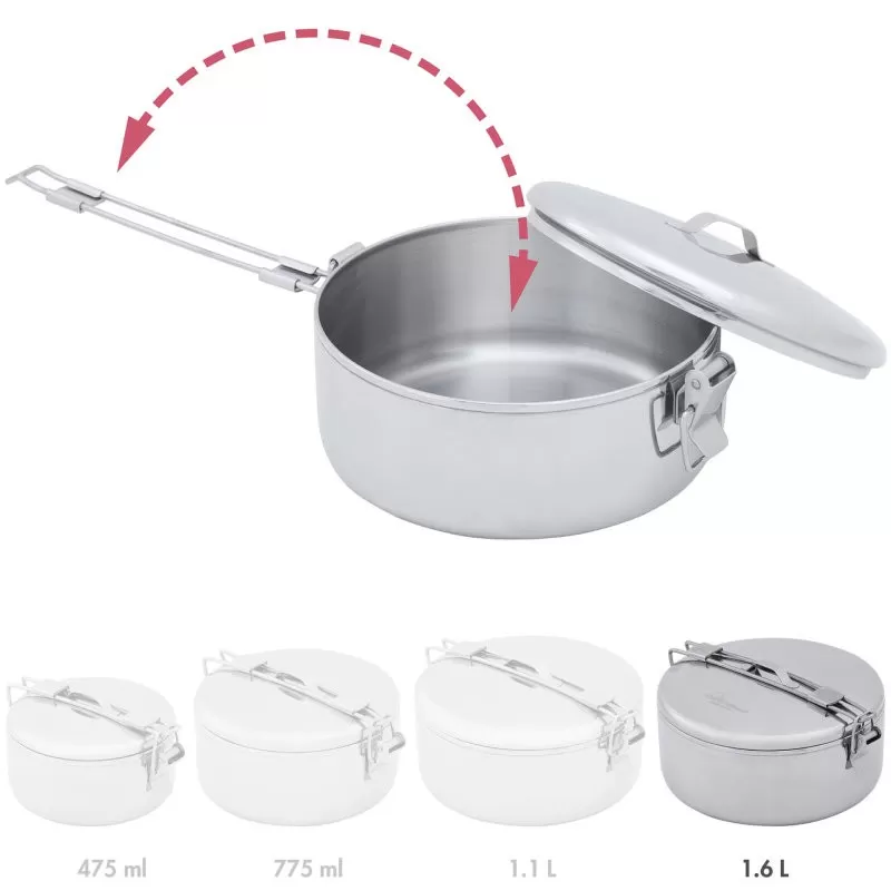 Popote Et Gamelle Popote Inox MSR Alpine Stowaway 1,6 L – Image 2