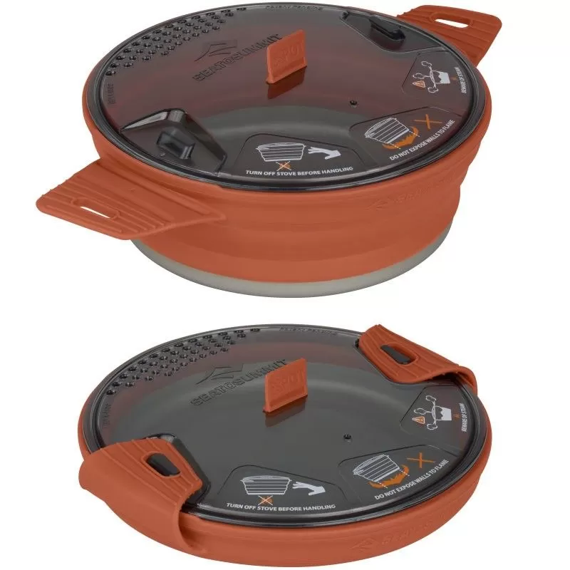 Popote Et Gamelle Popote Pliable Sea To Summit XPOT 1.4L Orange