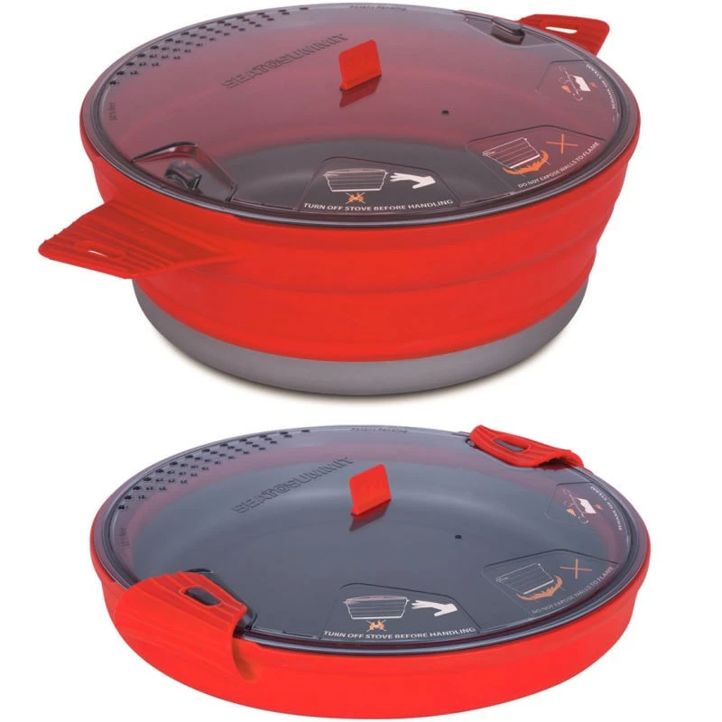 Popote Et Gamelle Popote Pliable Sea To Summit XPOT 4L Rouge