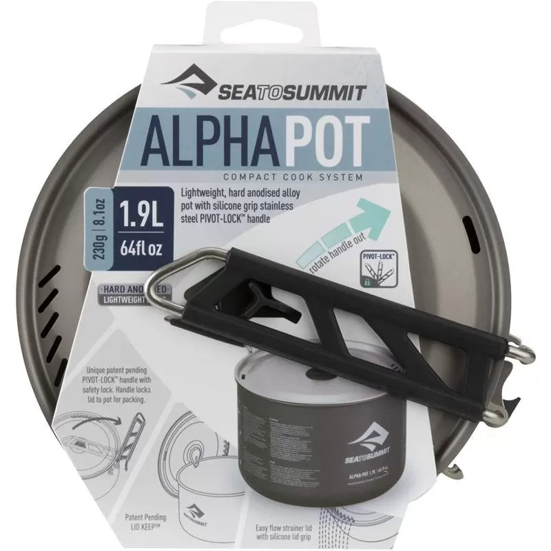 Popote Et Gamelle Popote Alu Sea To Summit Alpha Pot 1,9L – Image 3
