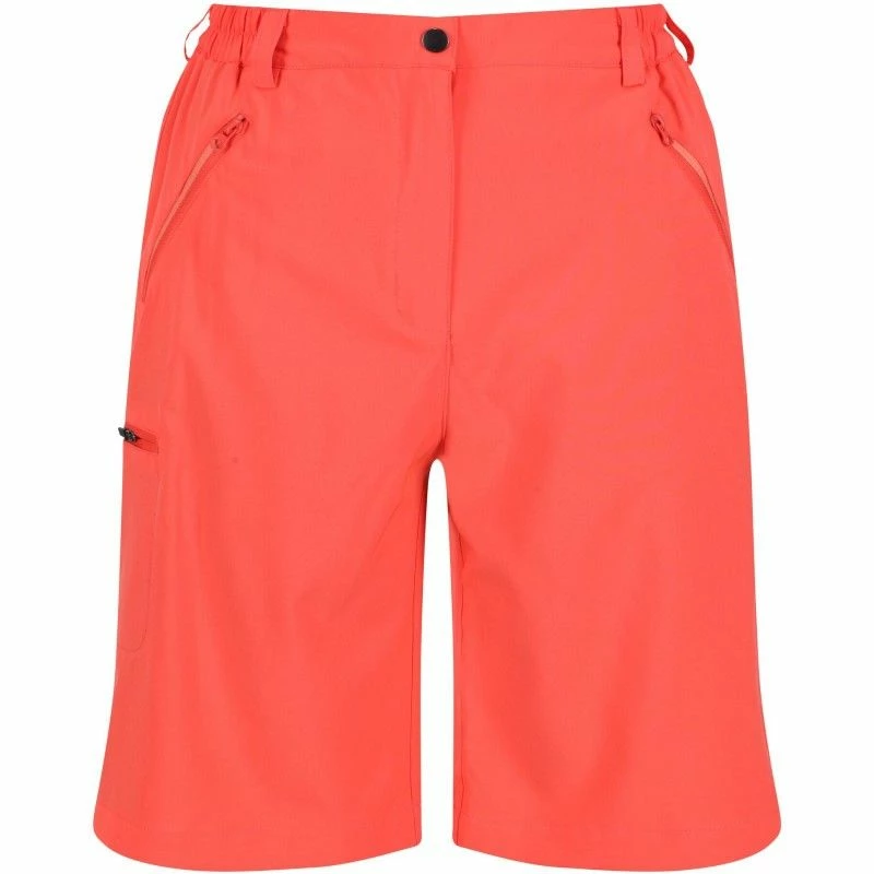 Textile Short Regatta Women Xert Stretch Bermuda Orange