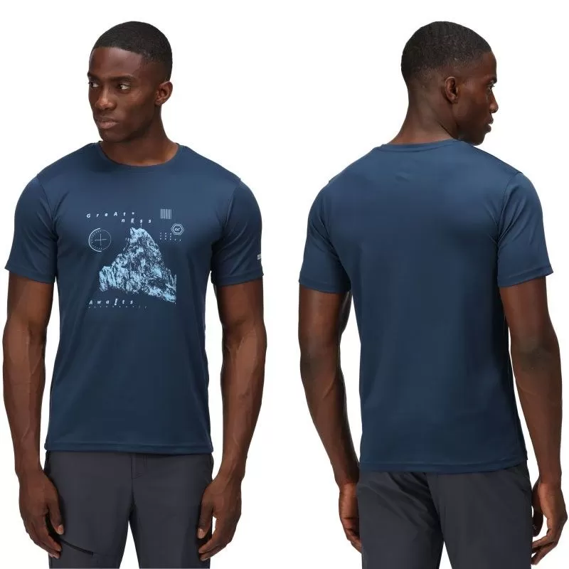 Textile T-shirt Regatta Fingal VI Bleu – Image 2