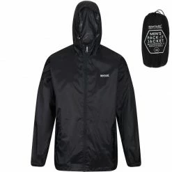 Textile Veste Regatta Pack-It Jacket III Noire