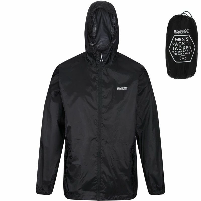Textile Veste Regatta Pack-It Jacket III Noire